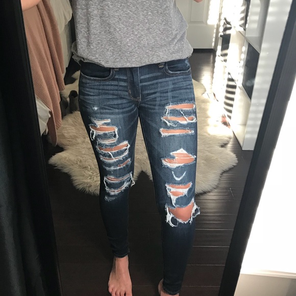 Ae distressed jeans Clearance